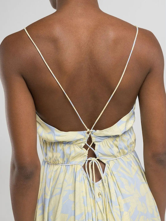 Καλοκαιρινό Maxi Φόρεμα Lillac, Pastel Yellow