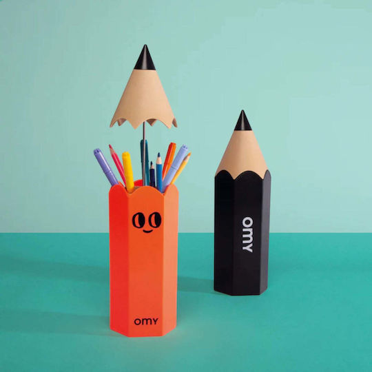 Pencil Case Barrel Black