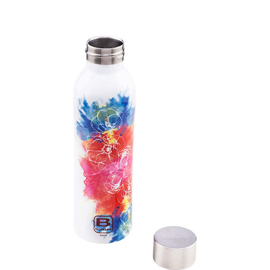 Ανακυκλώσιμο Ποτήρι Θερμός Ανοξείδωτο 500ml Multicolor