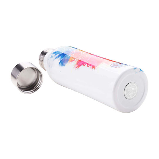Ανακυκλώσιμο Ποτήρι Θερμός Ανοξείδωτο 500ml Multicolor