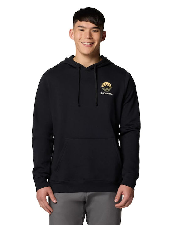 Columbia Trek Graphic Sweatshirt with Hood Black