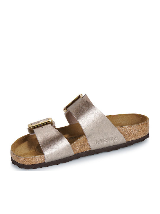 Sydney Flache Sandalen für Damen Grau