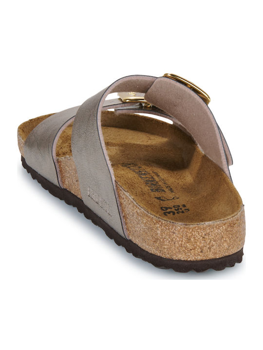 Sydney Flache Sandalen für Damen Grau