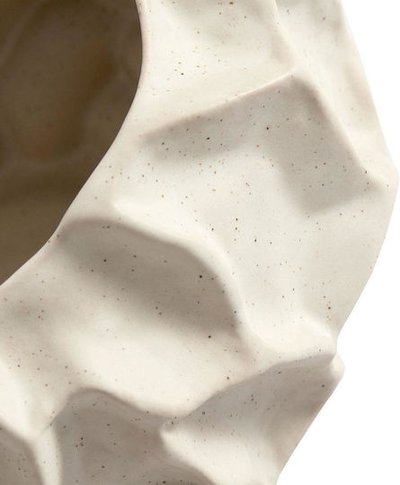 Muubs Decorative Vase White 18x18x11.5cm
