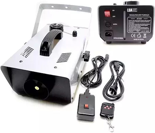 Professional Fog Machine Set 4.5 L Liquid Remote Control 2000 Kv