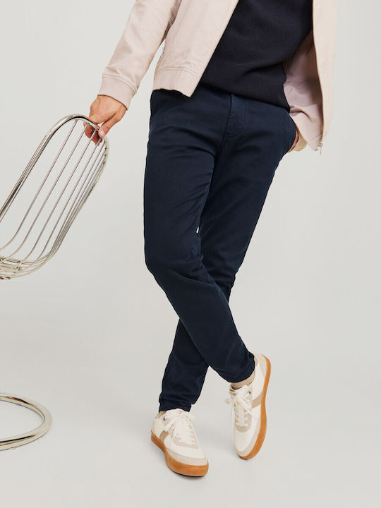 Παντελόνι Chino Ελαστικό σε Slim Εφαρμογή Dark Navy