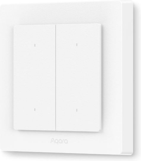 Aqara H2 Wall Switch Lighting Two-Way with Frame White