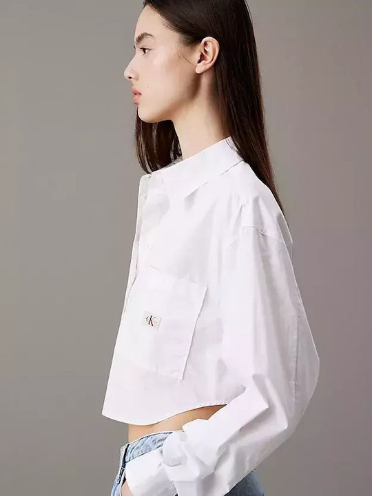 Women's Long Sleeve Shirt White