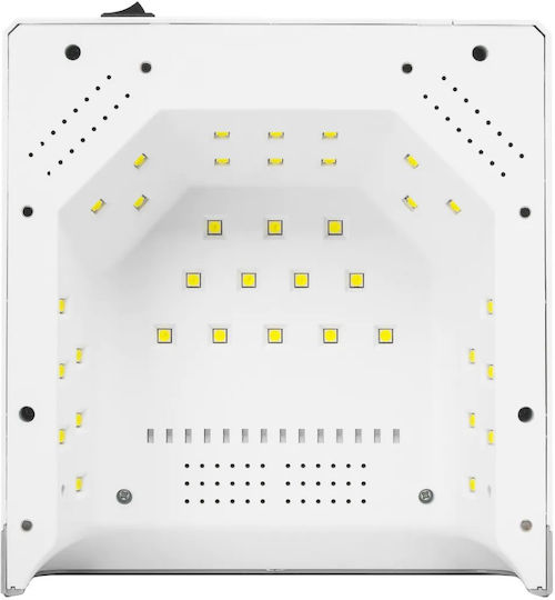 Activeshop Επαναφορτιζόμενο Φουρνάκι Νυχιών UV / LED Μπαταρίας 72W Λευκό