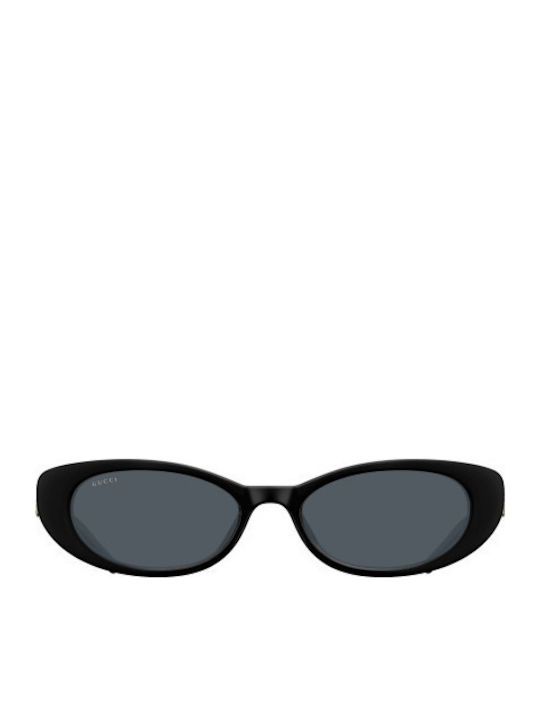 Gucci Women's Sunglasses with Black Plastic Frame and Black Lens GG1680S 002