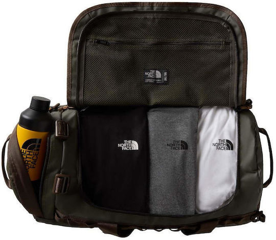 The North Face Base Camp Sack Voyage Back 71lt Green Fabric L71xW35.56xH35.56cm