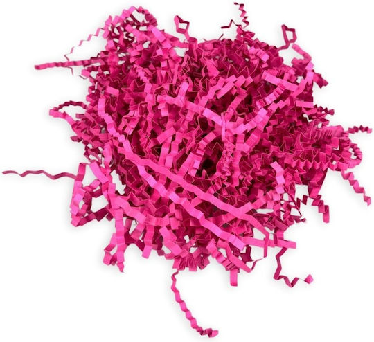 Rosa Papier Zickzack Verpackungsgras 1kg