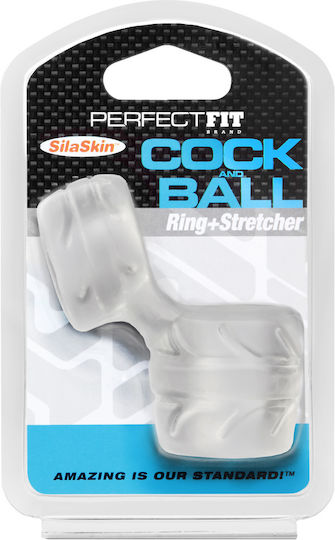 Perfect Fit Brand Silaskin Cock & Ball Transparent