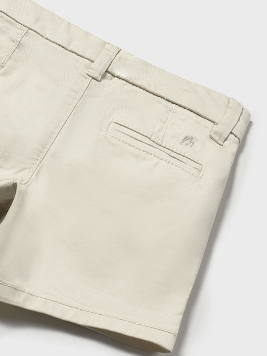 Kinder-Shorts/Bermudas Stoff Basic Beige