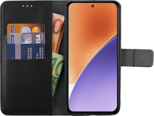 Volte-Tel Book Piele artificială / Silicon / Piele Negru (Xiaomi 15)