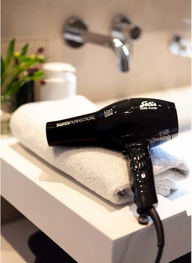 Solis Perfection Ionic Professionell Haartrockner mit Diffusor 2300W Black