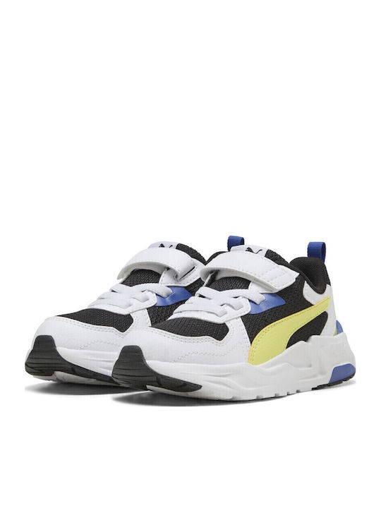 Trinity Lite AC+ PS Παιδικά Sneakers Ανατομικά με Σκρατς Μαύρα