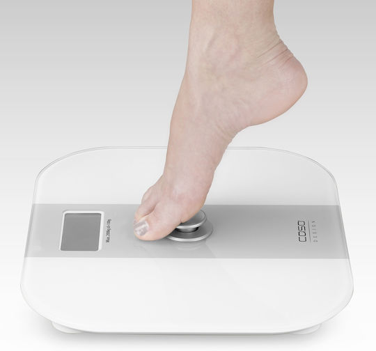 Caso Body Energy Digital Badezimmerwaage in Weiß Farbe