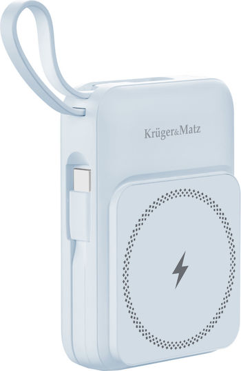 MagSafe Power Bank 10000mAh 22.5W Power Delivery Quick Charge Light Blue