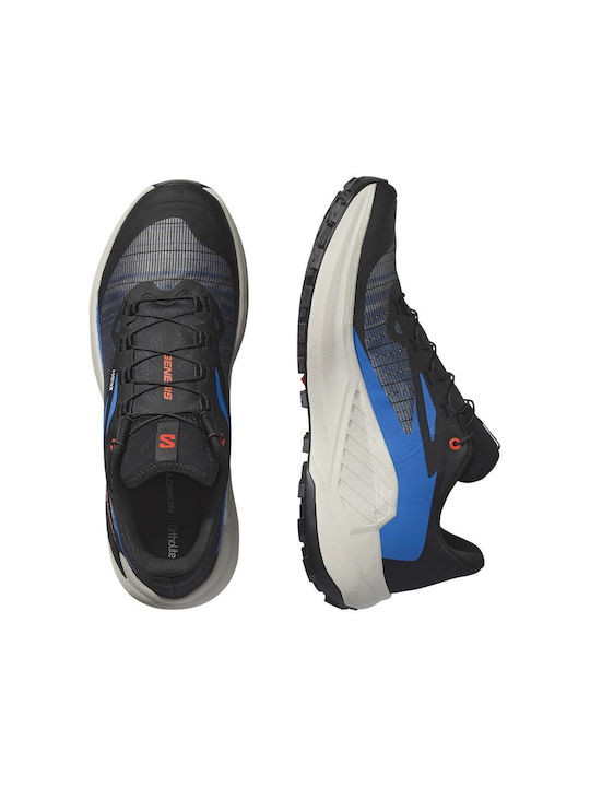 Genesis Sport Shoes Trail Running Black / French Blue / Cherry Tomato