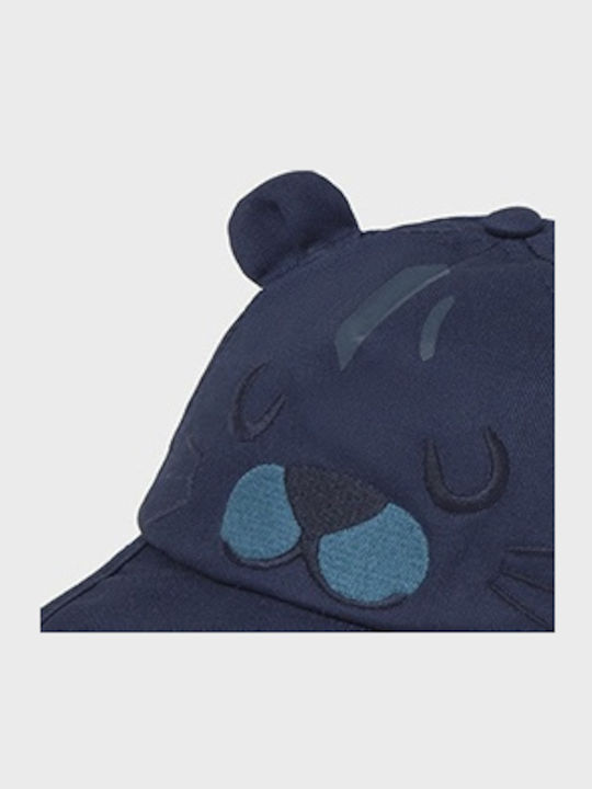 Mayoral Kids' Hat Jockey Fabric Blue
