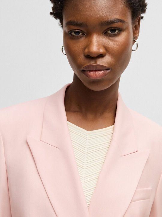 Boss Women's Blazer Pale Pink Boss Women's Blazer Pale Pink