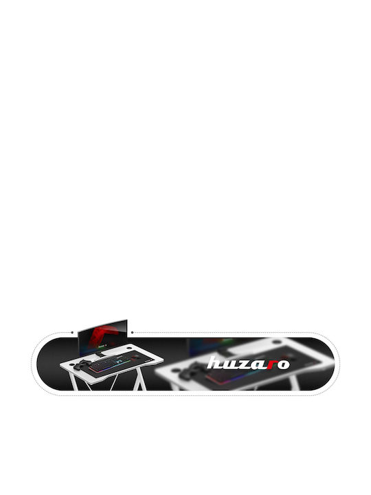 Gaming Office Hero Wooden White with Metal Legs 100x50cm
