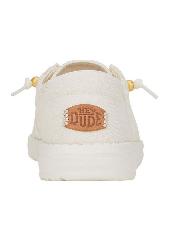 Wendy Women's Moccasins in White Color