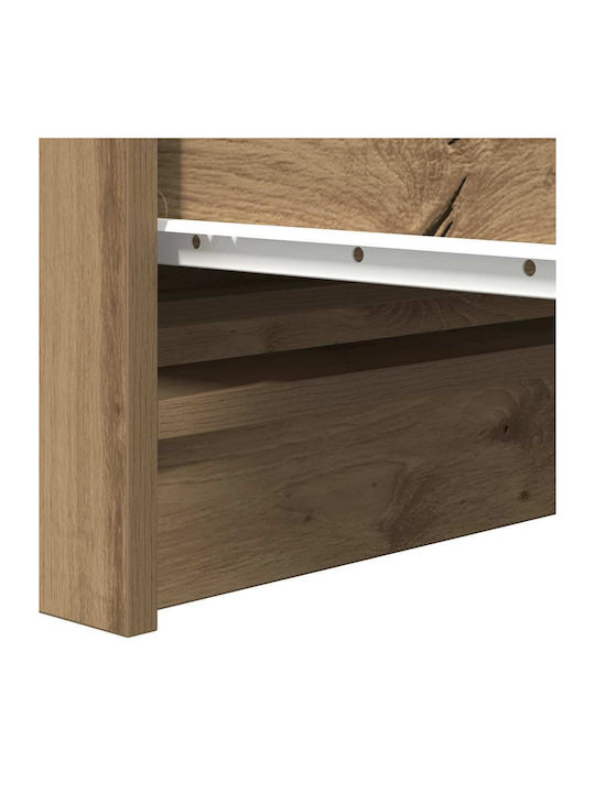 Drawers Storage Wooden L37.5xW35xH76cm