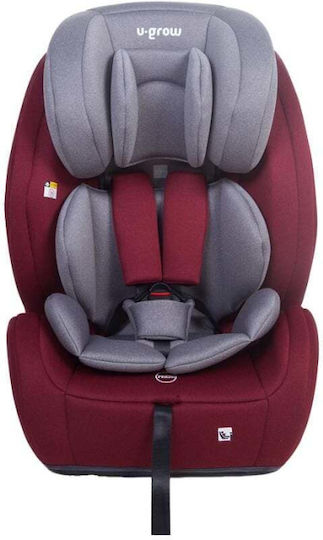 U-Grow Καθισματάκι Αυτοκινήτου i-Size με Isofix Κόκκινο 9-36 kg