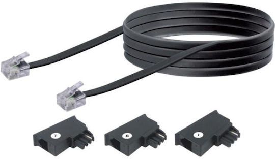 Καλώδιο Τηλεφωνικό Schwaiger Universal 6m