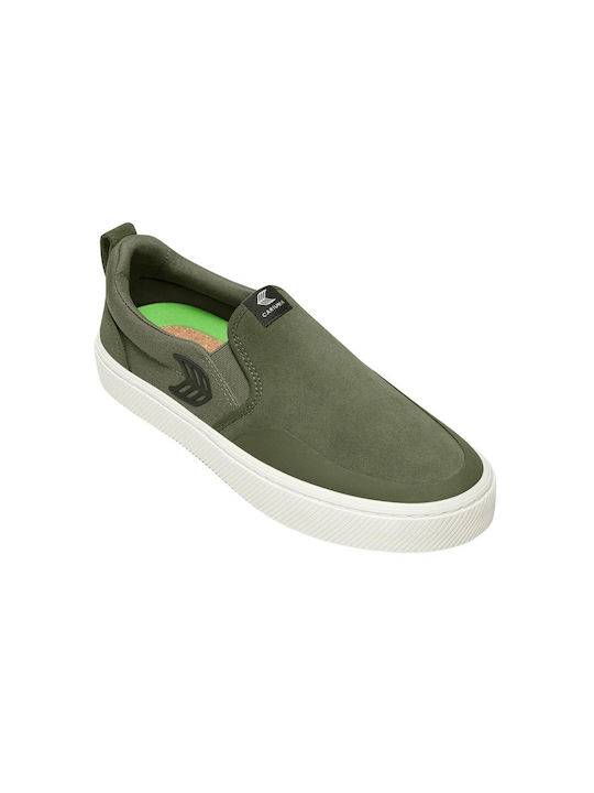 Cariuma Men's Slip-Ons Green