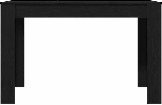 Маса За Трапезария Дървена Черна 120x60x76см