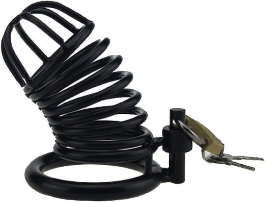 SMD Chastity Cage Adjustable Size Клетка за Пенис в Черен Цвят