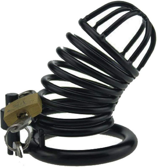 SMD Chastity Cage Adjustable Size Клетка за Пенис в Черен Цвят