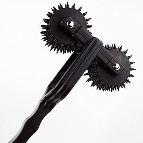 SMD SpireX, Spiked Double 5 Row Pinwheel, Sensitivity Double Wheel in Black Color
