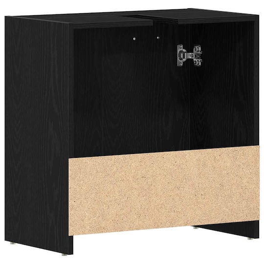 vidaXL Countertop without Sink L60xW33xH60cm Black Oak