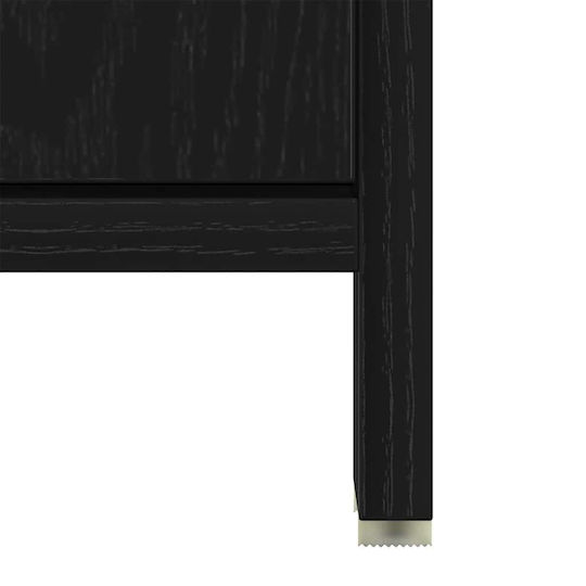 vidaXL Countertop without Sink L60xW33xH60cm Black Oak