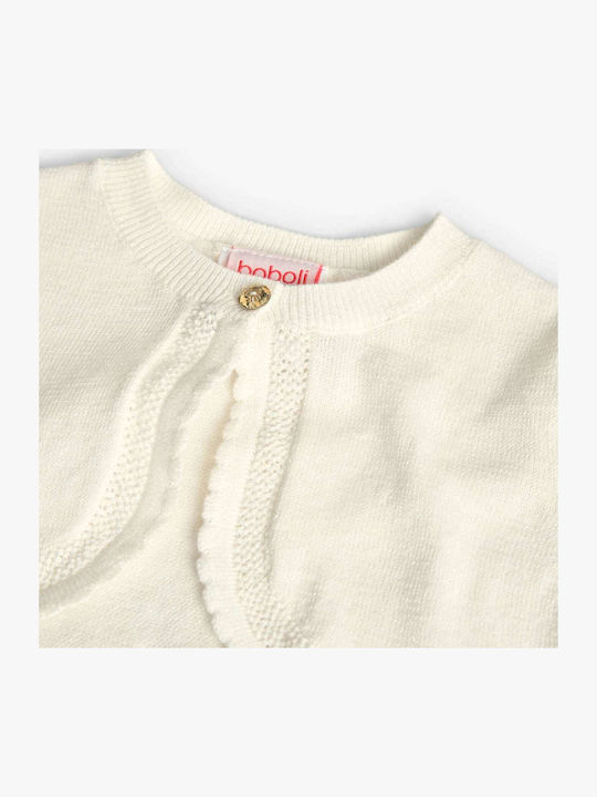 Kinderbolero Ecru Knitwear
