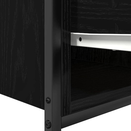 vidaXL Countertop without Sink L60xW34.5xH60cm Black Oak, Black