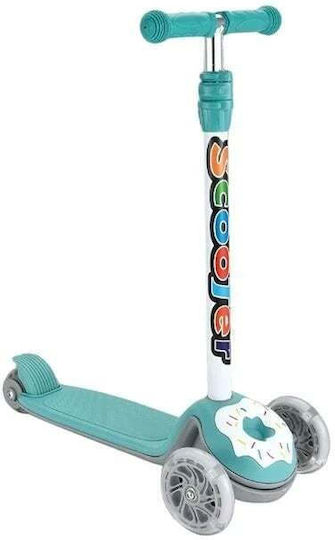 Kids Scooter Donut 3-Wheel for 3+ Years Turquoise