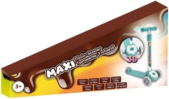 Kids Scooter Donut 3-Wheel for 3+ Years Turquoise