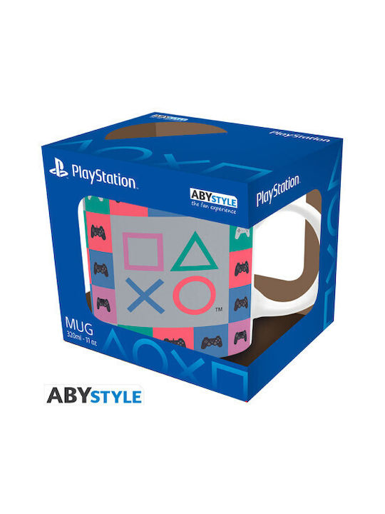 Керамична чаша Playstation чаша 320 мл контролери Abymuga635