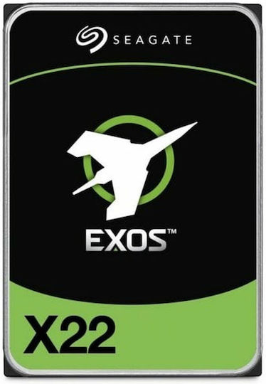 Seagate Exos X22 22TB HDD Σκληρός Δίσκος 3.5" SATA III 7200rpm με 512MB Cache για Server ST22000NM001