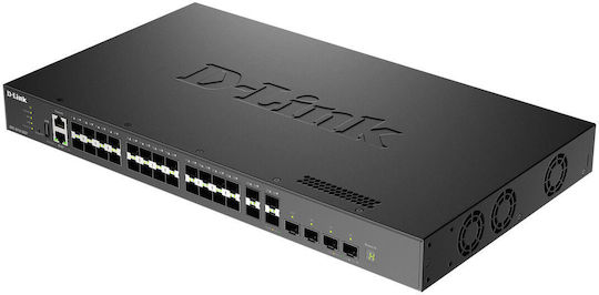 D-Link DXS-3410-32SY Managed L2 / L3 Switch με 4 Θύρες Gigabit (1Gbps) Ethernet