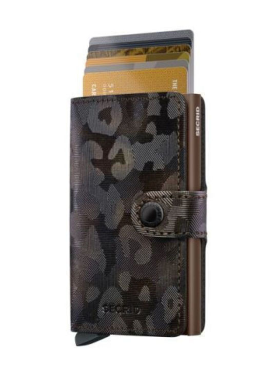 Miniwallet Leather Men's Wallet Classic with RFID Brown