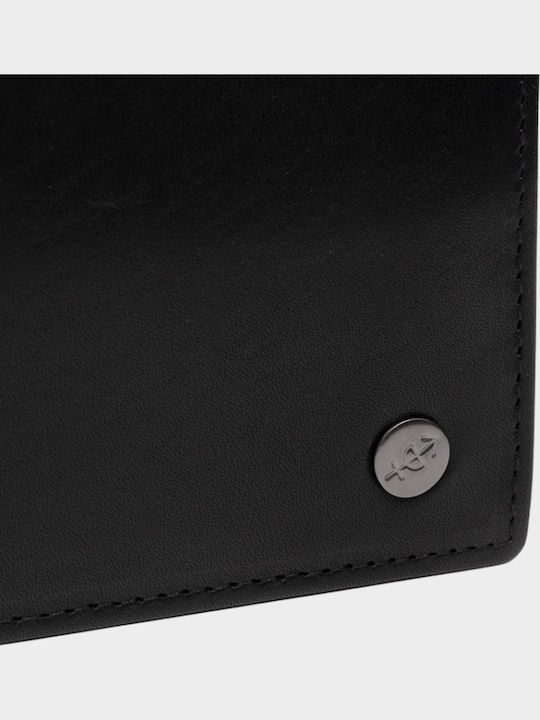 Δερμάτινο Ανδρικό Πορτοφόλι με RFID Μαύρο