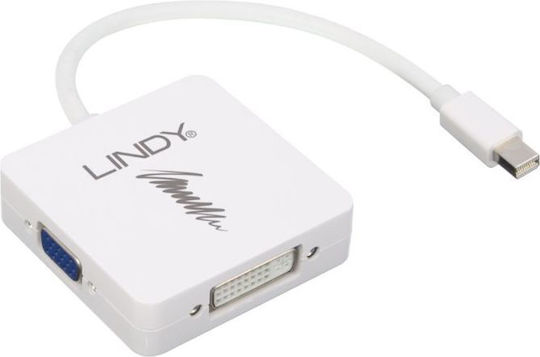 Lindy Mini DisplayPort Docking Station με HDMI Λευκό (41035)