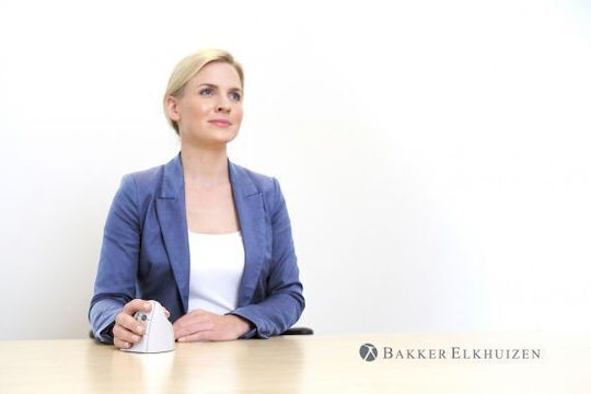 Bakker Elkhuizen Evoluent4 Right Bluetooth Kabellos Ergonomisch Maus Gray