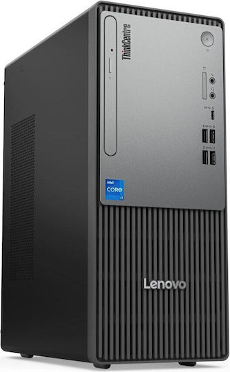 Lenovo ThinkCentre Neo50t Desktop PC (i3-14100/16GB DDR5/512GB SSD/W11 Pro) with Keyboard (GR)